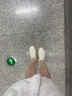 莎莎蘇【小奶糕】2025秋七夕新厚底增高復(fù)古德訓(xùn)鞋百搭休閑女板鞋小白鞋 白色/白色 35 曬單實(shí)拍圖