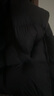江南布衣（JNBY）【白月光】商場(chǎng)同款25冬新品羽絨服A型寬松側拉鏈5X0C10110 001/本黑（批次一） S 曬單實(shí)拍圖
