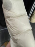 美力城暖天鵝泡芙羽絨服鵝絨女裝新款短款保暖外套百搭休閑 鈦金白 L （120-130斤） 曬單實(shí)拍圖