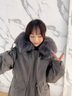 DRPR品牌女裝皮草外套女2025冬季新款內膽可拆卸加厚派克服高級感大衣 灰色外套 M （90-115斤） 曬單實(shí)拍圖