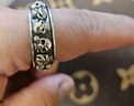 ROCK&RIDE重生骷髏轉(zhuǎn)運(yùn)戒指 S925銀可轉(zhuǎn)動(dòng)個(gè)性潮流復(fù)古送老公男友 31號(hào)（適合指圈周長(zhǎng)71mm） 曬單實(shí)拍圖