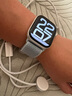 Apple/蘋(píng)果 Watch Series 10 智能手表GPS款42毫米銀色鋁金屬表殼青云色回環(huán)式運動(dòng)表帶MX1L3CH/B 曬單實(shí)拍圖