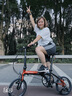 大行（DAHON）K3折疊自行車小輪自行車14英寸3速成人學(xué)生通勤車載單車KAA433 黑紅色 曬單實(shí)拍圖