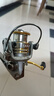 光威（GW）3000型幻蛛魚(yú)線輪8+1軸無(wú)間隙微物淺線杯紡車輪路亞磯釣路亞漁輪 曬單實(shí)拍圖