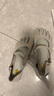 Vibram五指鞋女室內(nèi)健身訓(xùn)練瑜伽舞蹈鞋普拉提五趾鞋透氣休閑鞋VSOUL 銀/淺灰色 正常尺碼拍大一碼 39 曬單實(shí)拍圖