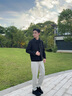 利郎輕時尚男裝【青年通勤】夾克男休閑翻領(lǐng)抗皺易打理工裝外套 黑色（A5QJK0081H） L (170) 曬單實(shí)拍圖