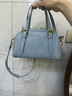 西木汀布蕾泡芙 波士頓包2025新款手提包女士精致輕奢斜挎包 baby藍 曬單實(shí)拍圖