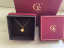 周大生黃金項鏈四葉草足金吊墜女款經(jīng)典金項鏈送女友老婆媽媽生日禮物 足金吊墜約0.4-0.45g+【贈S925銀鏈】+經(jīng)典禮盒 曬單實(shí)拍圖