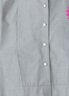 無(wú)印良品（MUJI）Labo 女式 桑蠶絲混 束腰長(cháng)上衣 襯衫 外套 秋冬季款AF033C4A 淺藍色條紋 M (160/84A) 曬單實(shí)拍圖