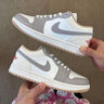 耐克（NIKE）官方Air Jordan 1 Low AJ1米灰 舒適百搭 男子低幫 553558-169 42.5 曬單實(shí)拍圖
