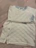翹腳鴨兒童睡衣嬰兒衣服新生兒套裝春秋加厚保暖寶寶夾棉秋衣秋褲秋冬季 淺藍(lán)色 【三層夾棉】 90 （建議身高78-85cm） 曬單實(shí)拍圖