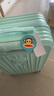 大嘴猴（Paul Frank）行李箱女拉桿箱男輕音萬(wàn)向輪旅行箱學(xué)生出差商務(wù)拉鏈箱大容量皮箱 薄荷綠（加厚耐用） 24英寸 /適合中短途 曬單實(shí)拍圖