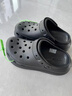 卡駱馳（crocs）經(jīng)典泡芙Clog男女一腳蹬懶人沙灘鞋 CR207521-001 37 曬單實拍圖
