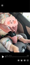 英氏（YEEHOO）嬰兒汽車(chē)安全座椅寶寶可坐可躺360度旋轉座椅車(chē)載通用兒童0-7歲 兒童安全座椅（芭比粉） 曬單實(shí)拍圖