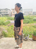 啄木鳥(niǎo)新中式媽媽夏裝雪紡連衣裙2025新款中老年女夏季貴夫人中國(guó)風(fēng)裙子 藏青 XL 建議 90-105斤 曬單實(shí)拍圖