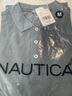 諾帝卡（NAUTICA）【大促爆款】男裝夏季休閑棉氨多色親膚柔軟微彈翻領(lǐng)短袖POLO衫男 3103霧霾藍(lán)41H XL 曬單實拍圖