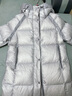 ONLY2025冬季新款厚實(shí)保暖立領(lǐng)連帽寬松長(cháng)款羽絨服女|125412001 C42蒸汽藍灰色 XS 曬單實(shí)拍圖