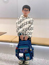 JCZS德國品牌小學(xué)生坤坤書(shū)包輕便軟男生2025新款帥氣一年級三到六年級 大號寶藍綠+送防水手表(送掛飾+3 曬單實(shí)拍圖