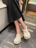 木林森洞洞鞋夏季女鞋拖鞋外穿女新款女鞋厚底增高沙灘鞋子 曬單實(shí)拍圖