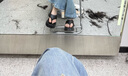 TOOMANYSHOES  【明星同款】 double kill 25新款夏季涼拖厚底人字拖外穿女鞋 黑色（人字拖） 36 曬單實拍圖