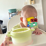 babycare兒童餐具寶寶注水保溫碗吸盤碗輔食碗 嬰幼兒雙內(nèi)膽碗-拉文迪青 曬單實拍圖