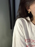 伊燦水滴金屬耳環(huán)女復(fù)古小眾設(shè)計(jì)感耳圈氣質(zhì)洋氣耳飾2025新款爆款耳釘 水滴金屬耳環(huán)大號(hào) 曬單實(shí)拍圖