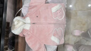 戴維貝拉（DAVE＆BELLA）兒童外套加絨男童衣服保暖女童上衣冬裝寶寶外衣秋冬小童服飾 粉色 90 cm（建議身高80-90cm） 曬單實(shí)拍圖