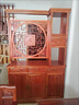 豪瑞森中式實(shí)木玄關(guān)柜客廳隔斷雙面雕花酒柜福字屏風(fēng)儲物間廳柜門(mén)口鞋柜 90福字玄關(guān)柜 曬單實(shí)拍圖