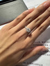 DRAGBOLL鉆戒女莫桑石一克拉簡約百搭情侶求婚結婚七夕情送老婆七夕節(jié)禮物 50分滿天星鉆戒 開口請聯(lián)系客服備注下單 曬單實拍圖