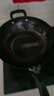 炊大皇 炒鍋鐵鍋 傳世無(wú)涂層鑄鐵炒菜鍋32cm 電磁爐燃?xì)庠钔ㄓ缅伨逤32D2 曬單實(shí)拍圖