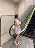 卡帝樂(lè )鱷魚(yú)（CARTELO）不累腳杏色包頭涼鞋女細跟法式3公分時(shí)尚水鉆一字扣帶中空高跟鞋 杏色【3厘米】 37 曬單實(shí)拍圖