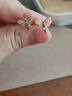 XUPING旭平首飾時(shí)尚小眾套裝吊墜耳釘耳飾仙女蝴蝶靈動氣質(zhì)送女朋友禮物 紫色小蝴蝶套裝（吊墜+耳釘） 曬單實(shí)拍圖