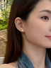APM Monaco六芒星銀耳釘女耳環(huán)銀耳飾時(shí)尚飾品七夕情人節(jié)禮物送女友 曬單實(shí)拍圖