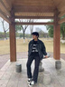 主意范（ZHUYIFAN）高街工裝PU皮衣外套男春秋胖子大碼休閑情侶棒球服潮牌飛行員夾克 J5219黑色 XL 125-145斤 曬單實(shí)拍圖