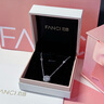 Fanci范琦星點(diǎn)項(xiàng)鏈女銀鎖骨鏈生日女友高級(jí)感禮物高級(jí)感女士送閨蜜 白色 京J倉發(fā)/次日達(dá) 曬單實(shí)拍圖