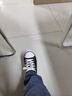 斯凱奇（Skechers）女鞋夏季潮流百搭透氣時(shí)尚板鞋帆布鞋 黑色/BLK 37.5 曬單實(shí)拍圖