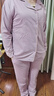 浪莎睡衣女士純棉春秋季長(cháng)袖長(cháng)褲可外穿兩件套家居服冬款大碼套裝 曬單實(shí)拍圖