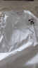 名創(chuàng)優(yōu)品（MINISO）短袖男純棉休閑寬松夏季圓領百搭青少年潮流半袖t恤 白 L 曬單實拍圖