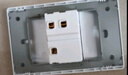 國際電工118型暗裝墻壁開(kāi)關(guān)插座面板四位二十孔電源插座二位十孔四插開(kāi)關(guān) 一位一開(kāi) 曬單實(shí)拍圖