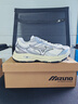 美津濃（MIZUNO）【RACER V2】25年新款高街機(jī)能復(fù)古潮流慢跑鞋男女緩震透氣跑鞋 06 淺黃色/銀色/深杏色 42 (270mm) 曬單實(shí)拍圖