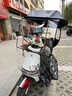 美克杰電動(dòng)車(chē)雨棚蓬車(chē)棚遮陽(yáng)傘新款金屬支架小刀新日綠駒雅迪小龜王 銀灰饞貓【小推窗+加厚布料】 車(chē)子有鏡拍【送工具和增高螺絲】 曬單實(shí)拍圖