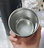 恩爾美（nRMEi）玻璃杯大容量運動防摔水杯男士耐高溫茶水分離便攜泡茶杯子 黑色【茶水分離款+提繩】1000ml 曬單實拍圖