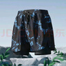 簡(jiǎn)拉熊游泳褲男士速干防尷尬寬松泳衣專(zhuān)業(yè)沙灘褲泳褲溫泉大碼短褲套裝 綠色XL碼(100-140斤) 曬單實(shí)拍圖