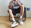 德?tīng)柣荩―EERWAY）男鞋子男2025夏季板鞋男士透氣休閑鞋厚底百搭運動(dòng)鞋網(wǎng)面米卡其42 曬單實(shí)拍圖