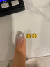 行金銀中足金999五帝幣手鏈轉(zhuǎn)運珠金錢幣DIY編繩手串手繩 生日禮物 康熙通寶（克重多退少補） 約0.5g 曬單實拍圖