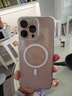 品勝 適用蘋果16ProMax手機(jī)殼 iPhone16ProMax磁吸殼保護(hù)套Magsafe無線充電超薄氣囊防摔手機(jī)殼 透明 曬單實(shí)拍圖