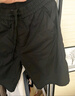森馬（Semir）休閑中褲男運(yùn)動(dòng)五分短褲青少年純色百搭夏季寬松直筒褲子抽繩 黑色90001 L 曬單實(shí)拍圖