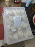 漁水依純手工素餡素三鮮茴香水餃速凍韭菜雞蛋薺菜槐花雞蛋餃子早餐食品 槐花+韭菜+薺菜+茴香 各1盒 80只 曬單實(shí)拍圖
