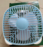 電風(fēng)扇家用桌面風(fēng)扇小風(fēng)扇學(xué)生宿舍可愛(ài)多功能可壁掛空氣循環(huán)扇輕音制冷辦公室usb插電便攜迷你 【直插款-6寸】天空藍 曬單實(shí)拍圖