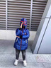 G.duck奧特曼衣服兒童羽絨服男童中長(cháng)款小童洋氣卡通免洗加厚免洗外套潮 藍色 6829 120 cm 曬單實(shí)拍圖